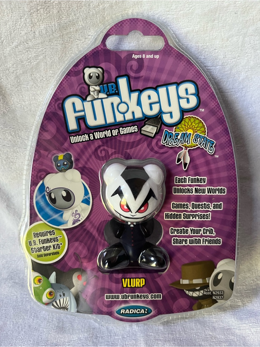UB Funkeys VLURP Red Eye White Dream State Radica NEW SEALED 2008 Figure